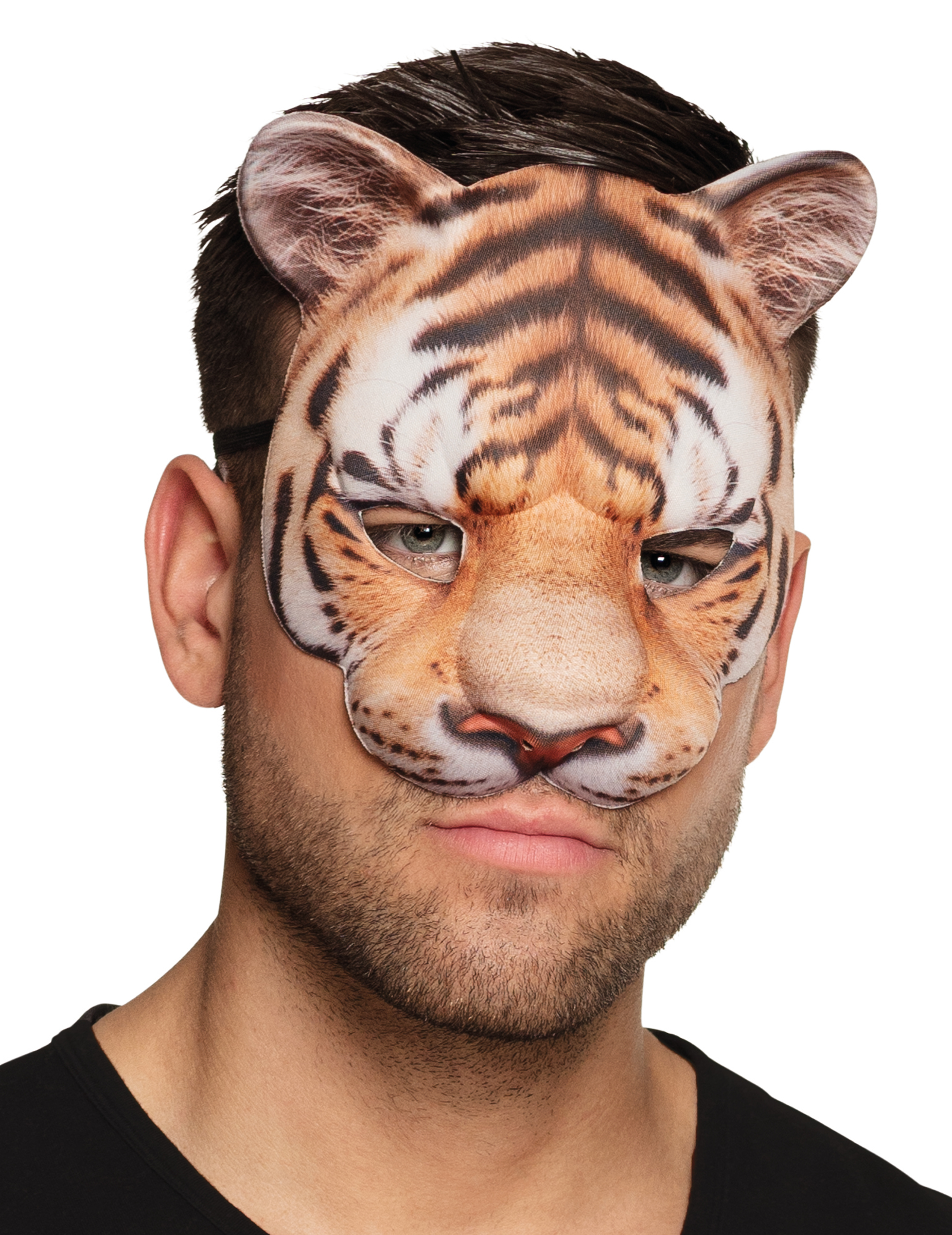 Tiger-Halbmaske für Erwachsene von BOLAND BV