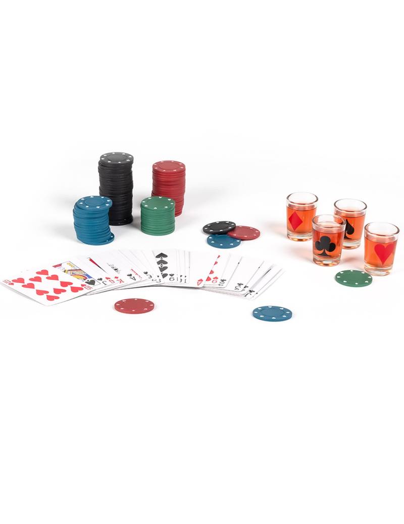 Trinkspiel Poker Partyspiel Set von BOLAND BV