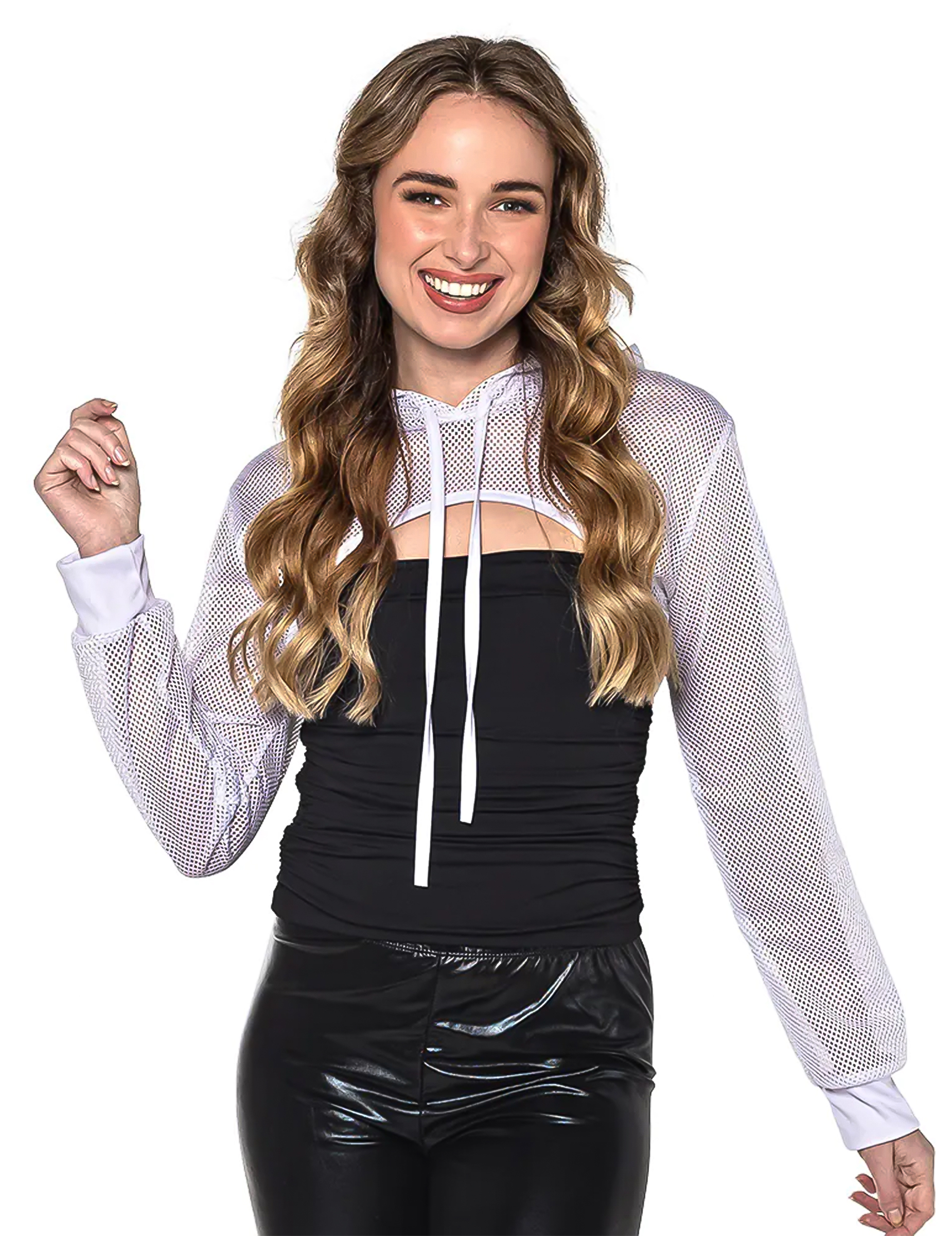 Weißer Netz-Bolero für Damen Weißer Netz-Bolero für Damen von BOLAND BV