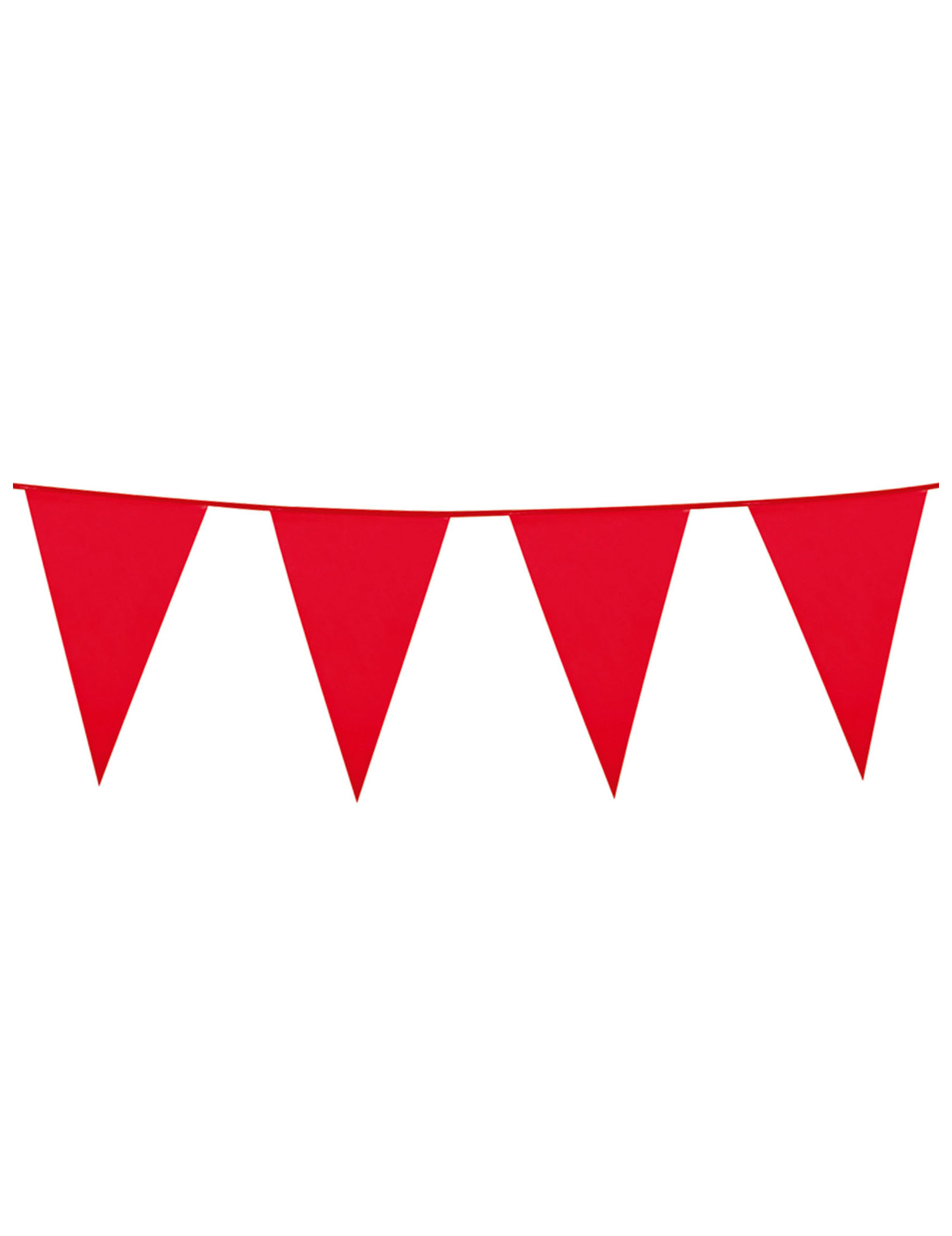 Wimpelgirlande Partygirlande rot 10m Wimpelgirlande Partygirlande rot 10m von BOLAND BV