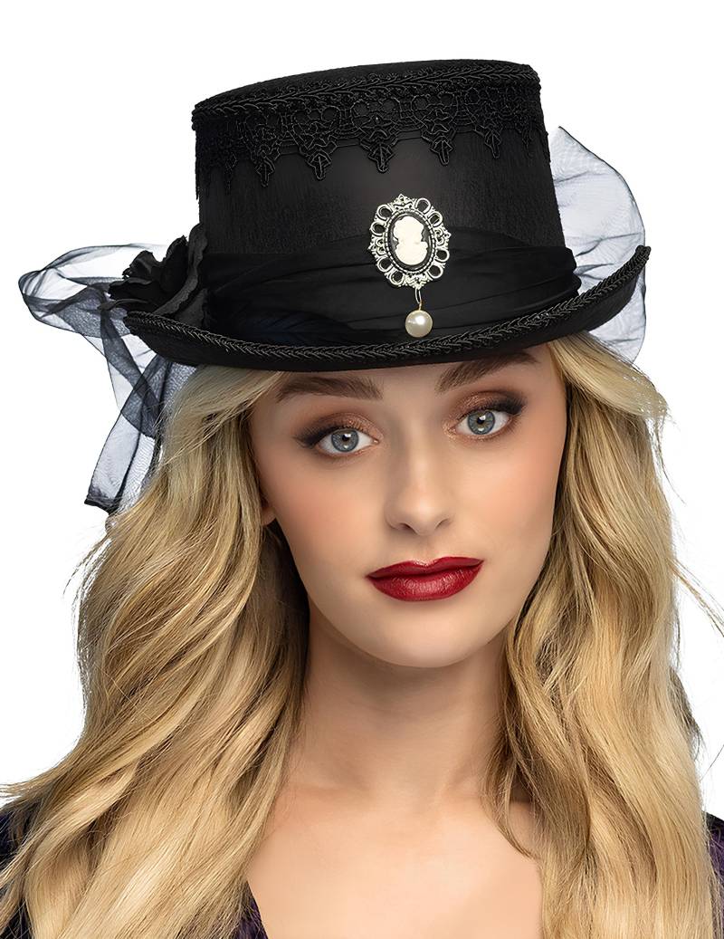 Zylinder Gothik Hut für Erwachsene von BOLAND BV