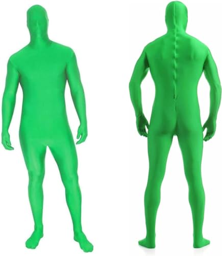 BOLLUMA Fotografie Chromakey Green Screen Body Anzug, Unisex Erwachsene Grün Bodysuit Stretch Kostüm für Foto Studio Video Special Effect Live Streaming, Fit für 5.74ft bis 6.07ft Höhe BOLLUMA Fotografie Chromakey Green Screen Body Anzug, Unisex Erwachsene Grün Bodysuit Stretch Kostüm für Foto Studio Video Special Effect Live Streaming, Fit für 5.74ft bis 6.07ft Höhe von BOLLUMA