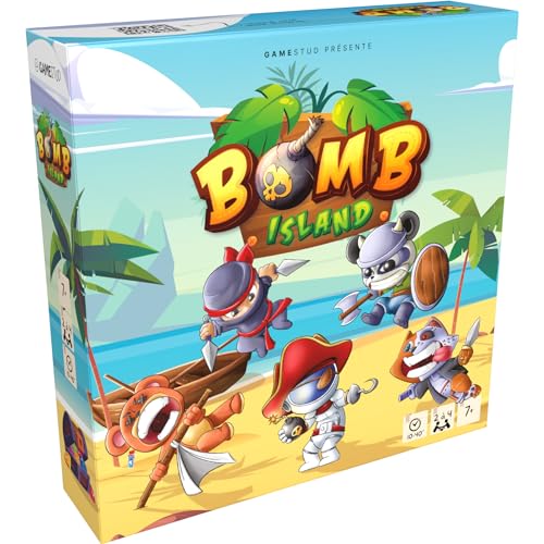 BOMB ISLAND | Gesellschaftsspiel | Einfach und lustig | Schatzsuche | Battle Royale | Abenteuer & Strategie | Piraterie mit Familie & Freunden | Geschenkidee | ab 7 Jahren von BOMB ISLAND