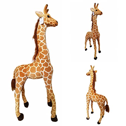 100cm 40" Giraffe Stofftier Großes Plüschtier Babyzimmer Große Dekoration Figur Partydekoration von BOMBOMFUN