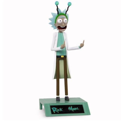 BOMJJOR Rick Action Figure Show The Middle Finger Funny Rick Play Figure (Blue) von BOMJJOR
