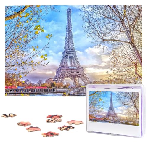 Eiffelturm Puzzles Personalisiertes Puzzle 1000 Teile Puzzles von Fotos Bild Puzzle für Erwachsene Familie von BONDIJ