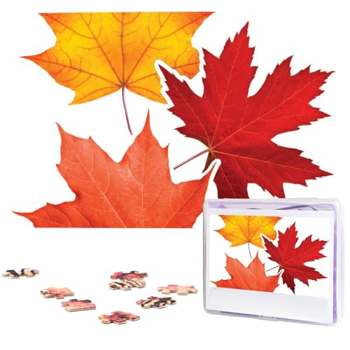 Herbstblatt-Puzzles, personalisiertes Puzzle, 1000 Teile, Puzzles von Fotos, Bildpuzzle für Erwachsene, Familie von BONDIJ