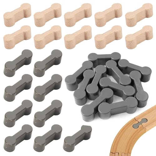 40 Stück Holzschienen Adapter Verbinder Gleisverbinder Eisenbahn Zubehör Schienenverbinder Wiederverwendbar Universal Zubehör Holzschienen Verbinder Für Spielzeugeisenbahnen Geburtstagsfeier 40 Stück Holzschienen Adapter Verbinder Gleisverbinder Eisenbahn Zubehör Schienenverbinder Wiederverwendbar Universal Zubehör Holzschienen Verbinder Für Spielzeugeisenbahnen Geburtstagsfeier von BONGSHAKALAKA