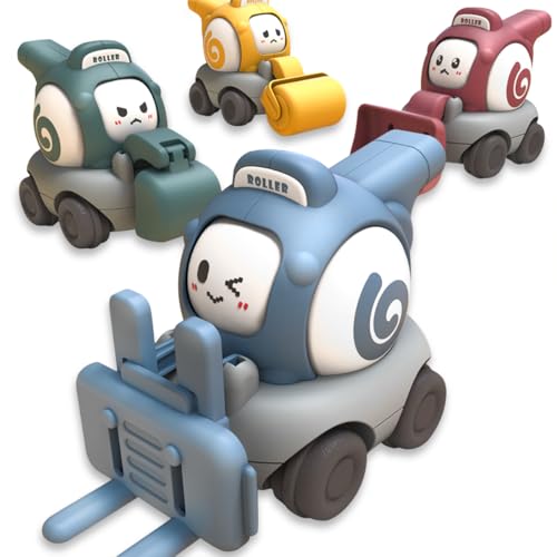 BONHHC Baby Spielzeugauto Spielzeugautos ab 1 Jahr, 4 Stück Spielsachen Baufahrzeuge, Baby Auto Spielzeug 2 3 4 Jahr für Geschenk Jungen Mädchen BONHHC Baby Spielzeugauto Spielzeugautos ab 1 Jahr, 4 Stück Spielsachen Baufahrzeuge, Baby Auto Spielzeug 2 3 4 Jahr für Geschenk Jungen Mädchen von BONHHC