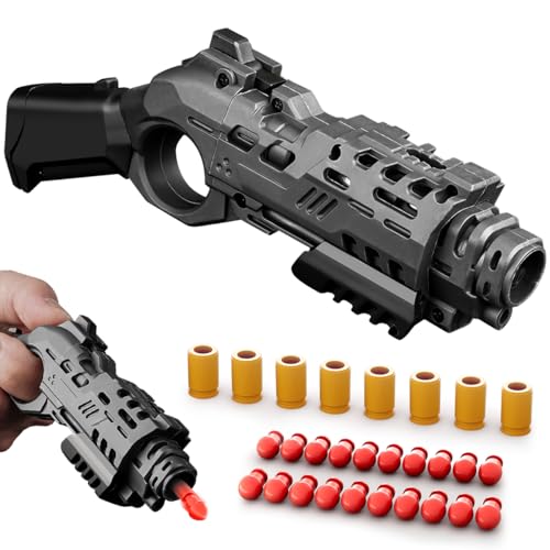 Fidget Spielzeugpistole,Fidget Toy Pistole, Fidget Spielzeug Pistole, Anti Stress Spielzeug Schwarz mit 20 Soft Bullets für Geschenk Teenager Erwachsene Kinder Fidget Spielzeugpistole,Fidget Toy Pistole, Fidget Spielzeug Pistole, Anti Stress Spielzeug Schwarz mit 20 Soft Bullets für Geschenk Teenager Erwachsene Kinder von BONHHC