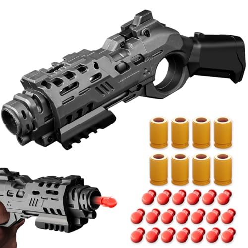 Fidget Toy Pistole , Fidget Spielzeug Pistole , Fidget Spielzeugpistole mit 20 Soft Bullets , Anti Stress Spielzeug Schwarz für Geschenk ADHDS Teenager Erwachsene Kinder Fidget Toy Pistole , Fidget Spielzeug Pistole , Fidget Spielzeugpistole mit 20 Soft Bullets , Anti Stress Spielzeug Schwarz für Geschenk ADHDS Teenager Erwachsene Kinder von BONHHC