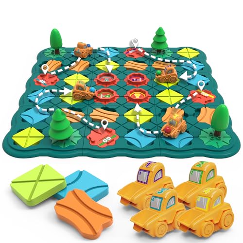 Spielzeug für Kinder, Brettspiele STEM, Logcapuzzle für Straßenbauer, für Kinder 4, 5, 6, 7 Jahre, Montessori Geburtstag, Pädagogische Geschenke für 4-8 Jahre Spielzeug für Kinder, Brettspiele STEM, Logcapuzzle für Straßenbauer, für Kinder 4, 5, 6, 7 Jahre, Montessori Geburtstag, Pädagogische Geschenke für 4-8 Jahre von BONITOTO