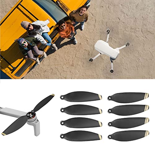 BONKZEBU Drohnenpropeller für Mini 2, zerlegbar, hochwertig, langlebig und sicher - Silberner Rand von BONKZEBU