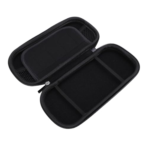 BONKZEBU Game Console -Hülle mit Taschen Anti -Scratch Waterresistant PU, Eva Two -Wey Reißverschluss Hard Case für P S P 3000 Spielekonsolenzubehör, P S P 3000 Fall (Rot) von BONKZEBU