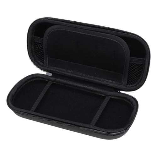 BONKZEBU Game Console -Hülle mit Taschen Anti -Scratch Waterresistant PU, Eva Two -Wey Reißverschluss Hard Case für P S P 3000 Spielekonsolenzubehör, P S P 3000 Fall (Schwarz) von BONKZEBU