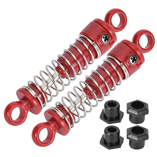 RC Teile RC Stoßdämpfer Stoßdämpfer RC Auto Zubehör Stoßdämpferkappe 2 Stück Stoßdämpfer mit Kappen Ersatz Passend für HS 18301 18302 18311 18312 1/18 RC Car von BONKZEBU