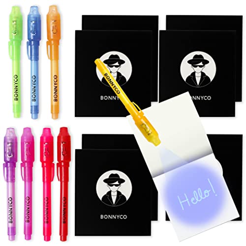 BONNYCO UV Stift und Notizbuch, 8 Stück Mitgebsel Kindergeburtstag Jungen & Mädchen | Kindergeburtstag Gastgeschenke, Adventskalender Inhalt und kleine Geschenke für Kinder | Mini Geschenke BONNYCO UV Stift und Notizbuch, 8 Stück Mitgebsel Kindergeburtstag Jungen & Mädchen | Kindergeburtstag Gastgeschenke, Adventskalender Inhalt und kleine Geschenke für Kinder | Mini Geschenke von BONNYCO