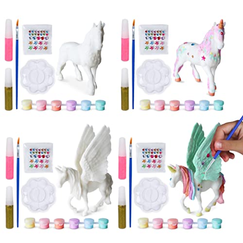 BONNYCO Einhorn Geschenk für Mädchen Mitgebsel Kindergeburtstag Gastgeschenke, Malset 4 Stück Kleine Geschenke für Kinder, Mitgebsel Kindergeburtstag Mädchen, Pinata Füllung | Einhorn Bastelset BONNYCO Einhorn Geschenk für Mädchen Mitgebsel Kindergeburtstag Gastgeschenke, Malset 4 Stück Kleine Geschenke für Kinder, Mitgebsel Kindergeburtstag Mädchen, Pinata Füllung | Einhorn Bastelset von BONNYCO