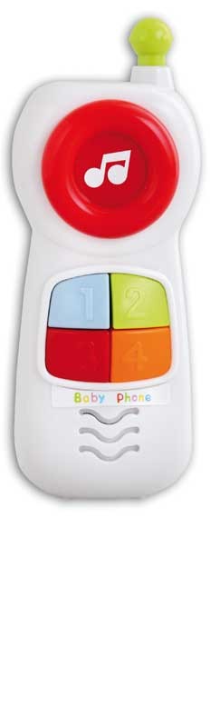 Babytelefon mit Toneffekten Babytelefon mit Toneffekten von BONTEMPI