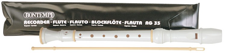 Blockflöte, Deutsche Greifart, 1 Loch für Kinder von Bontempi Blockflöte, Deutsche Greifart, 1 Loch für Kinder von Bontempi von BONTEMPI