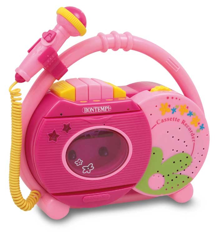 iGirl Kinderkassettenrecorder inkl. Mikro von BONTEMPI