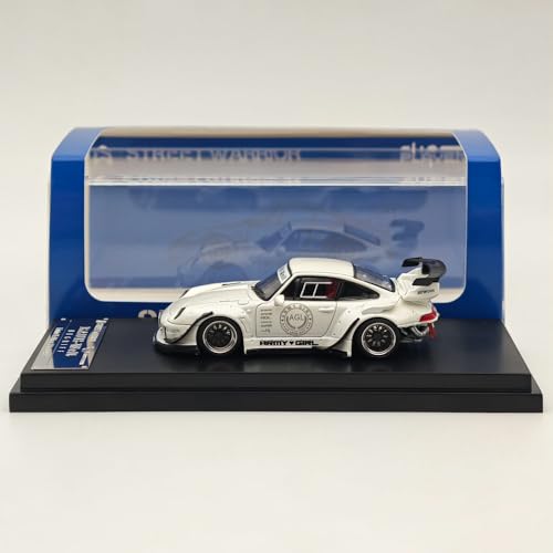 BOOGAA 1/64 für RWB 993 Diecast Modelle Autosammlung Auto Spielzeug Geschenk (weiß) von BOOGAA