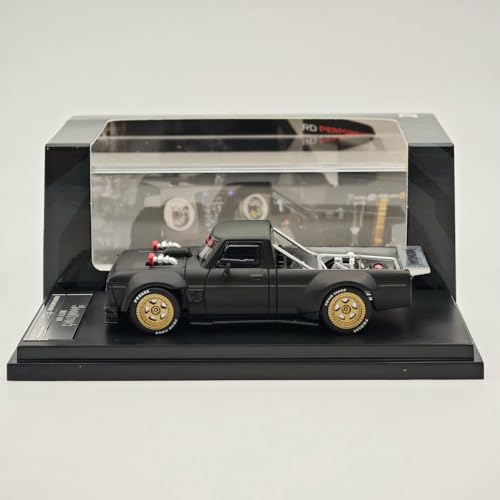 Street Weapon SW 1:64 F-150 Performance 1977 Pickup Truck Black Diecast Modellauto Collection von BOOGAA