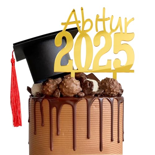 BOOMTOP Abitur 2025 Tortendeko Abi Cake Topper Abschluss Kuchen Deko Gold Acryl Kuchen Topper 2025 Graduation Spigeleffekt Kuchenstecker Abschlussfeier Kuchen Dekoration BOOMTOP Abitur 2025 Tortendeko Abi Cake Topper Abschluss Kuchen Deko Gold Acryl Kuchen Topper 2025 Graduation Spigeleffekt Kuchenstecker Abschlussfeier Kuchen Dekoration von BOOMTOP