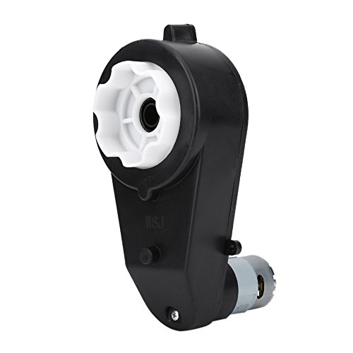 BORDSTRACT 1 -pc -Drehmoment -Elektromotor, Getriebe Niedriggeräusches Verschleiß Elektromotor Getriebe für Kinderautospielzeug (6v15000 U/min) (12v23000 rev) von BORDSTRACT