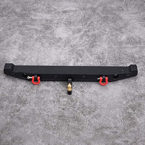 RC Crawler Heckstoßstange, RC Auto Heckstoßstange mit LED Leuchte Trailer Buckle, Crawler Heckstoßstange für Traxxas TRX-4 SCX10II 90046 Autoteil RC Crawler Heckstoßstange, RC Auto Heckstoßstange mit LED Leuchte Trailer Buckle, Crawler Heckstoßstange für Traxxas TRX-4 SCX10II 90046 Autoteil von BORDSTRACT