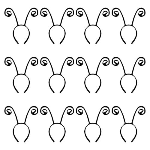 BORFUE Schmetterlings-Antennen-Stirnband, Schmetterlings-Kostüm, Zubehör für Kinder und Erwachsene, Frauen, Partys, Abschlussfeiern, Festivals, 12 Stück BORFUE Schmetterlings-Antennen-Stirnband, Schmetterlings-Kostüm, Zubehör für Kinder und Erwachsene, Frauen, Partys, Abschlussfeiern, Festivals, 12 Stück von BORFUE