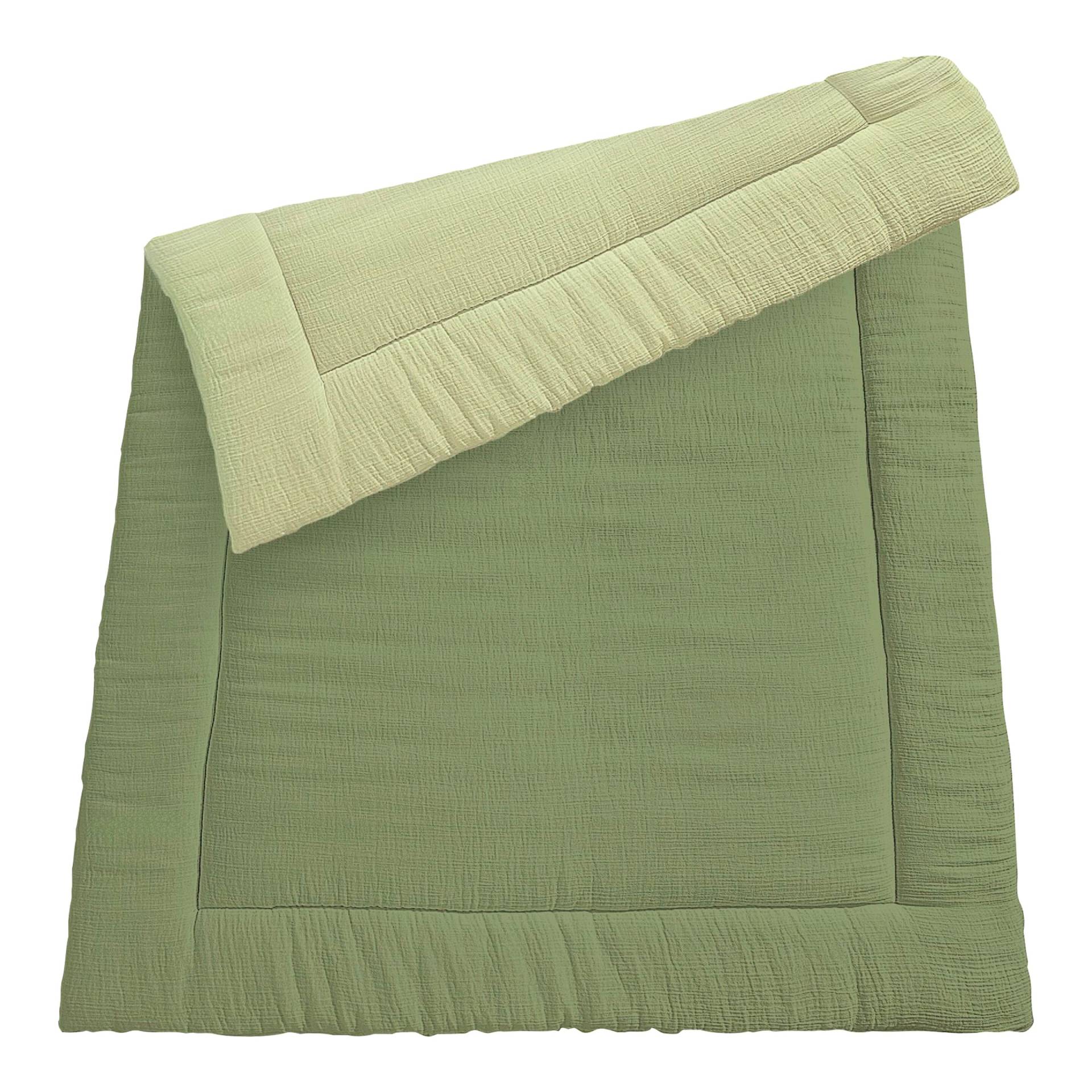 Bornino Home Wende-Krabbeldecke Musselin 100x150 cm von BORNINO HOME