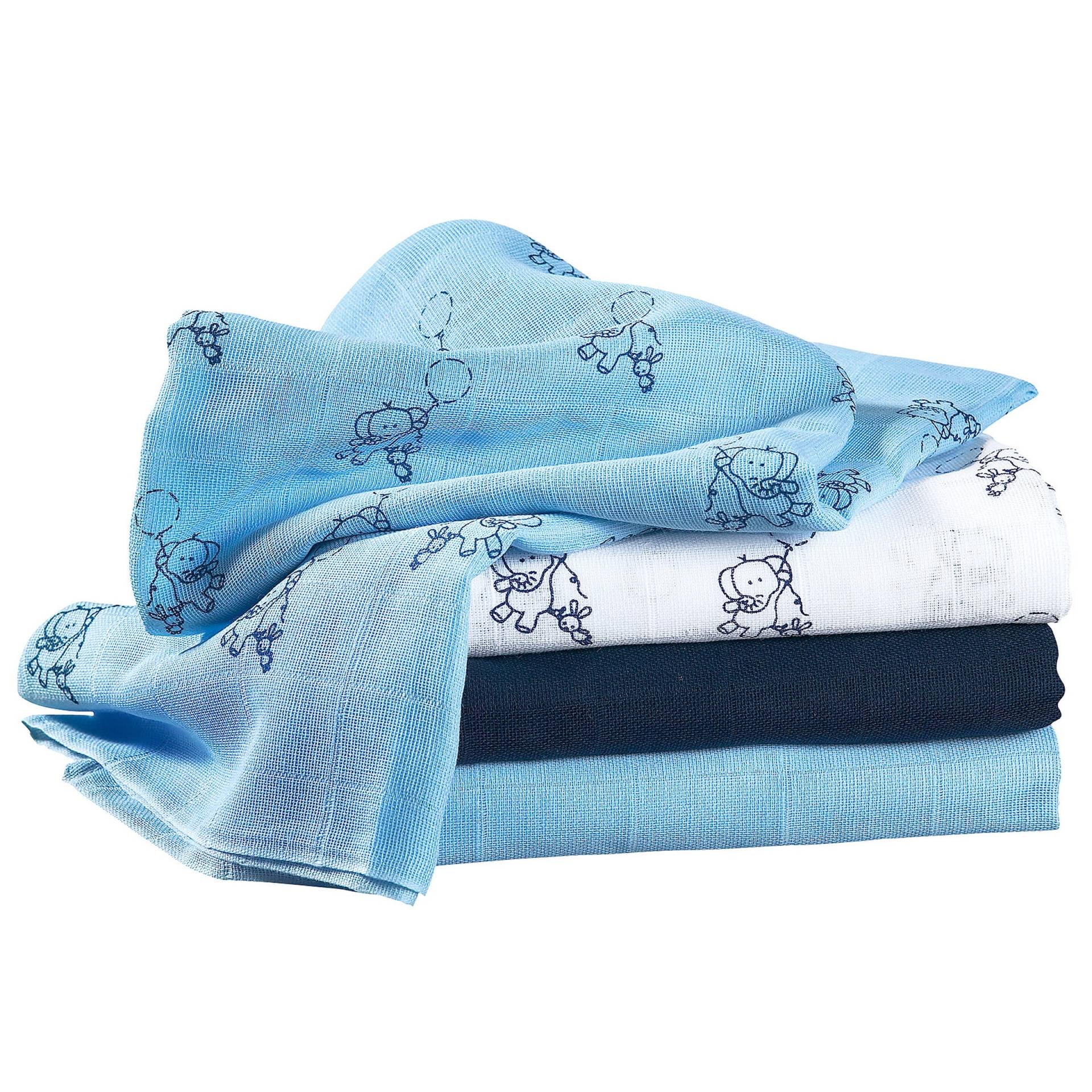 Bornino Basics 4er-Pack Mullwindeln 80x80 cm Bornino Basics 4er-Pack Mullwindeln 80x80 cm von Bornino