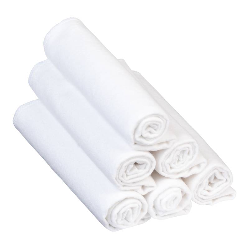 Bornino Lieblinge 6er-Pack Flanelltücher 40x40 cm von Bornino