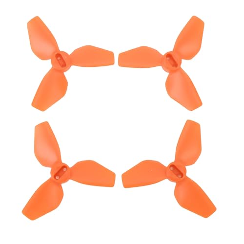 BOROCO 2 Paar Propeller Ersatz für NEO Zubehör PC Drone Propeller Wing Blade Ersatzteile mit Schrauben (Orange, Öffnungsgröße: 7–15 cm) von BOROCO