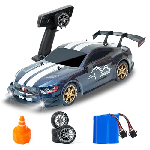 BORSTOYPRO Ferngesteuertes Auto, 1:14 Professionelles Ferngesteuerte Drift Auto mit Proportionaler Lenkung und Gaspedal 4WD GT Drift RC Cars Hobby Klasse Spielzeug für Erwachsene Jungen (Farbverlauf) von BORSTOYPRO