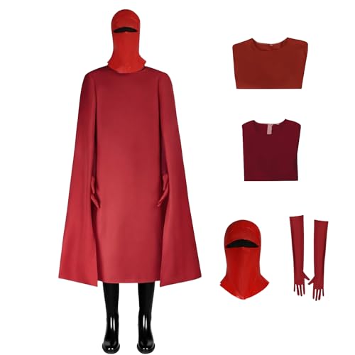 BORYQNHO Imperiales Garde-Kostüm, Robe, roter Prätorianer-Garde-Kostüm, langer Umhang mit Handschuhen und Kopfbedeckung, für Halloween, Karneval, Party, Rot, Größe 3XL BORYQNHO Imperiales Garde-Kostüm, Robe, roter Prätorianer-Garde-Kostüm, langer Umhang mit Handschuhen und Kopfbedeckung, für Halloween, Karneval, Party, Rot, Größe 3XL von BORYQNHO