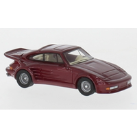 BOS 87655 1:87 / H0 Porsche 911 Turbo Gemballa Avalanche metallic rot, 1986 von BOS