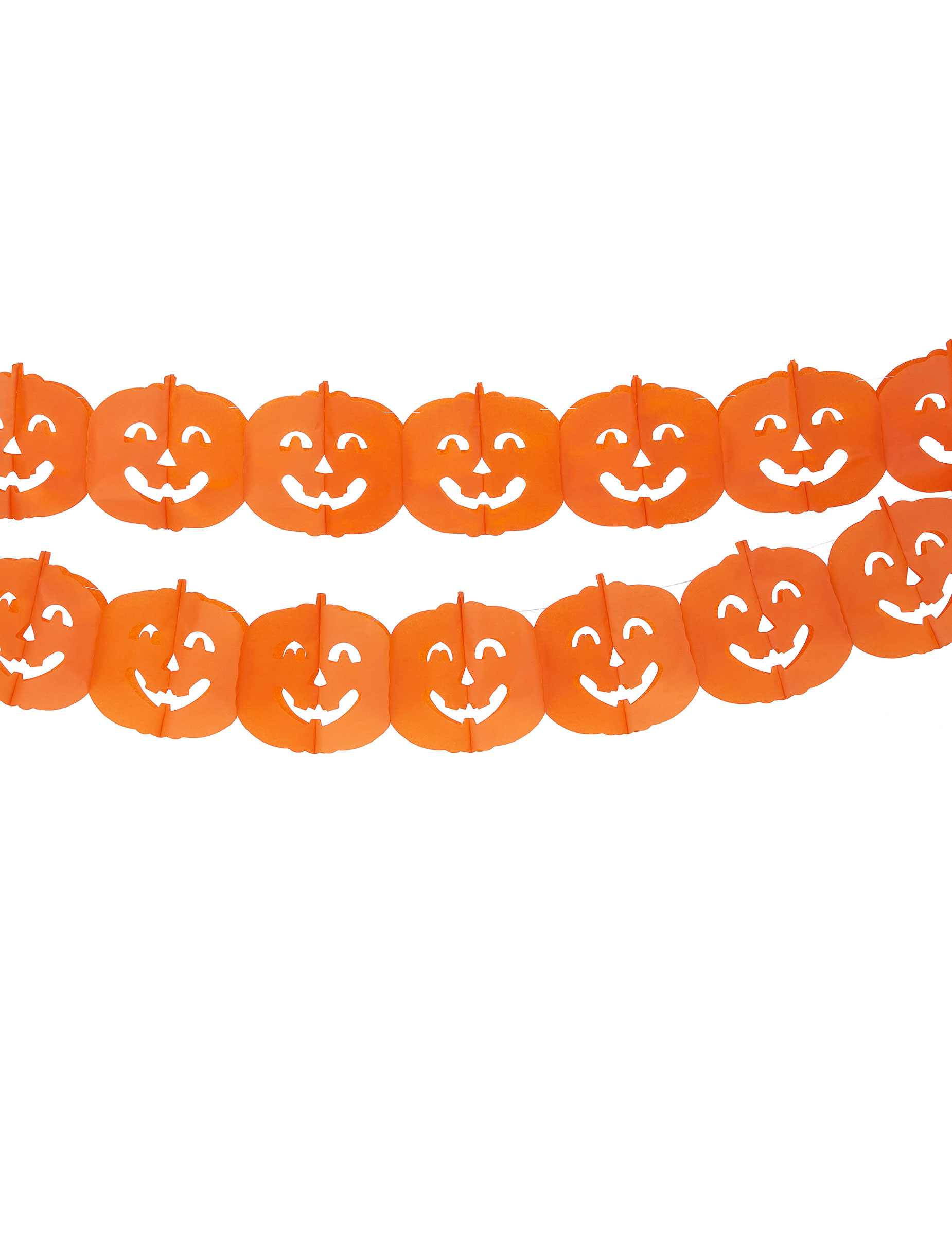 Kürbis Girlande Halloween Party-Deko schwer entflammbar orange 300x19,5cm Kürbis Girlande Halloween Party-Deko schwer entflammbar orange 300x19,5cm von BOLAND BV