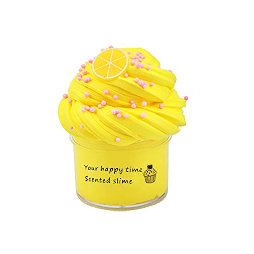 BOSSETY 100ml Fruchtschleim, Slime Fluffy, Schleim-Partygeschenke für Kinder,Sensorisches Schleim Spielzeug und EIN Halloween-Geburtstagsgeschenk für Mädchen und Jungen (C) von BOSSETY