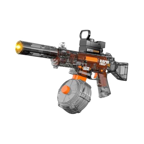 BOSSETY 2-in-1 Wasserpistolen Kinder, 30cm Feuer Licht EIS Explosion 2 in 1 Wasserpistole, Sprühen Sie automatisch Wassernebel und Flammenlichteffekte, um Coole Spezialeffekte zu simulieren (B) von BOSSETY