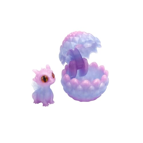 BOSSETY 3D-Gedruckter Drache mit Drachenei, Mystery Dragon Egg Fidget Toys Überraschung, Drachen Spielzeug, für Easter Weihnachtstag Schreibtisch Dekoration (A) von BOSSETY