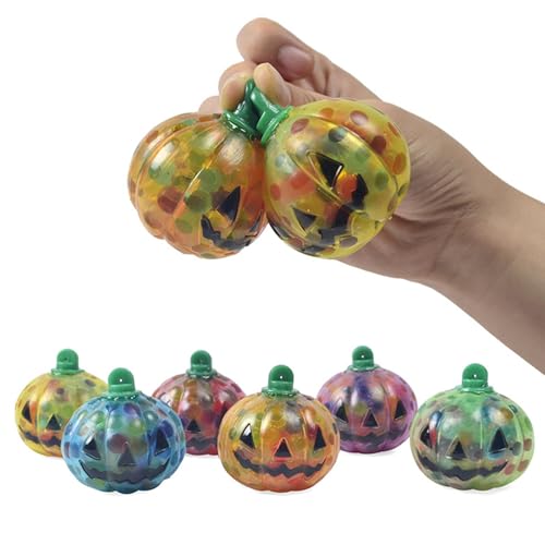 BOSSETY 6PC Halloween Kürbis Taba Squishy Stressabbau Spielzeug, Antistressball, Fufu Squishy, Halloween Pumpkin Deko Fidget Toys für Kinder und Erwachsene, Sensorisches Spielzeug 5cm BOSSETY 6PC Halloween Kürbis Taba Squishy Stressabbau Spielzeug, Antistressball, Fufu Squishy, Halloween Pumpkin Deko Fidget Toys für Kinder und Erwachsene, Sensorisches Spielzeug 5cm von BOSSETY
