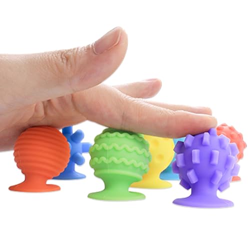 BOSSETY Antistressball, 8PC Sensorisches Saugnapf-Fingerpressspielzeug für Kinder, Spielzeug Squeeze, Taba Squishy, Stressabbau Fidget Toys für Kinder und Erwachsene ,für Mädchen und Jungen 4*3cm BOSSETY Antistressball, 8PC Sensorisches Saugnapf-Fingerpressspielzeug für Kinder, Spielzeug Squeeze, Taba Squishy, Stressabbau Fidget Toys für Kinder und Erwachsene ,für Mädchen und Jungen 4*3cm von BOSSETY
