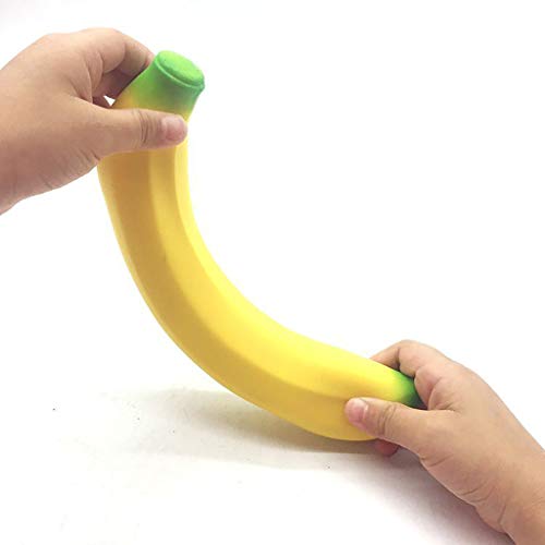 BOSSETY Antistressball, Großes Bananen-Stressabbauspielzeug, Taba Squishy, Fufu Squishy, Stressabbau Fidget Toys für Kinder und Erwachsene, Halloween-Geburtstagsgeschenk für Mädchen und Jungen 17.5cm BOSSETY Antistressball, Großes Bananen-Stressabbauspielzeug, Taba Squishy, Fufu Squishy, Stressabbau Fidget Toys für Kinder und Erwachsene, Halloween-Geburtstagsgeschenk für Mädchen und Jungen 17.5cm von BOSSETY