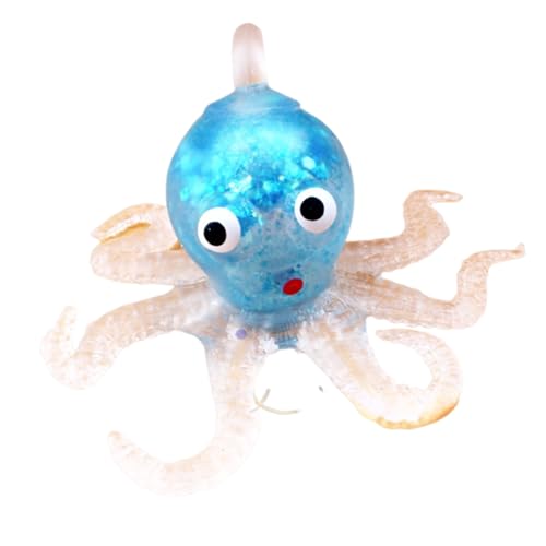 BOSSETY Antistressball,1PC Octopus Squeeze-Dekompressionsspielzeug 10ml, Spielzeug Squeeze, Taba Squishy, Stressabbau Fidget Toys für Kinder und Erwachsene 10*7*7cm (Blau) von BOSSETY