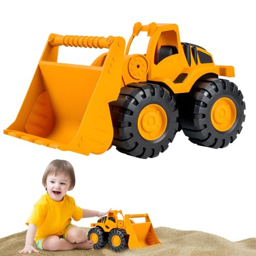 BOSSETY Bagger sandkasten, Sandspielzeug Bagger Sandkasten,Verwendung Kipplaster Bagger Strandspielzeug Auto,Hergestellt aus sicheren Materialien, Sandbagger für Kinder ab 3 Jahre (B) von BOSSETY