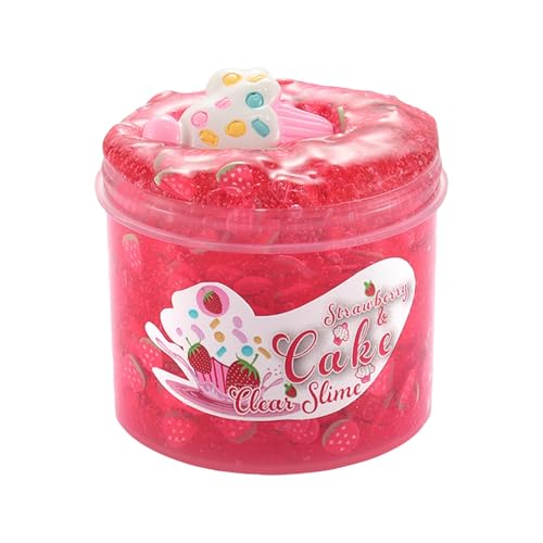 BOSSETY Fluffy Slime, Fruchtschleim,Enthält viele Pailletten mit Fruchtmuster, Schleim Partygeschenke für Kinder,Sensorisches Schleim Spielzeug,Halloween&Geburtstagsgeschenk 5.2cm (Wassermelonenrot) BOSSETY Fluffy Slime, Fruchtschleim,Enthält viele Pailletten mit Fruchtmuster, Schleim Partygeschenke für Kinder,Sensorisches Schleim Spielzeug,Halloween&Geburtstagsgeschenk 5.2cm (Wassermelonenrot) von BOSSETY