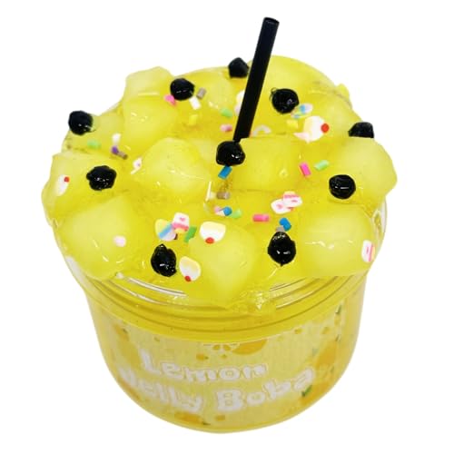 BOSSETY Fluffy Slime, Fruchtschleim Kristallschlamm, Schleim Partygeschenke für Kinder, Sensorisches Schleim Spielzeug, EIN Geburtstagsgeschenk für Mädchen und Jungen im Alter von 8–12 Jahren (C) von BOSSETY