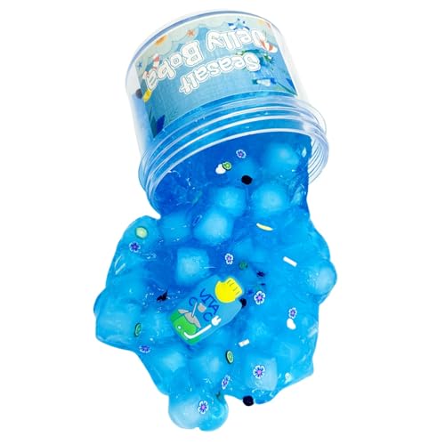 BOSSETY Fluffy Slime, Fruchtschleim Kristallschlamm, Schleim Partygeschenke für Kinder, Sensorisches Schleim Spielzeug, EIN Geburtstagsgeschenk für Mädchen und Jungen im Alter von 8–12 Jahren (D) von BOSSETY